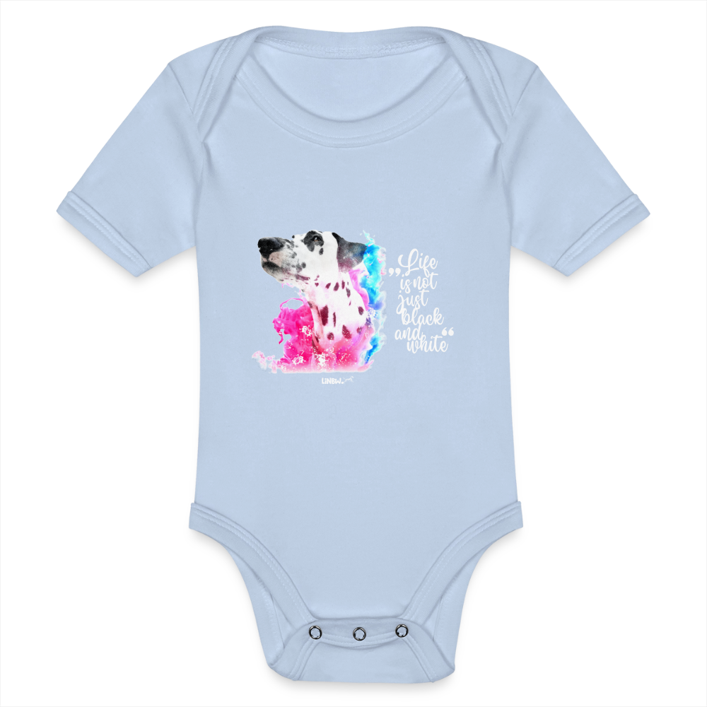 LiNBW. Body Kurzarm Dalmatiner Life is not just black and white - Sky