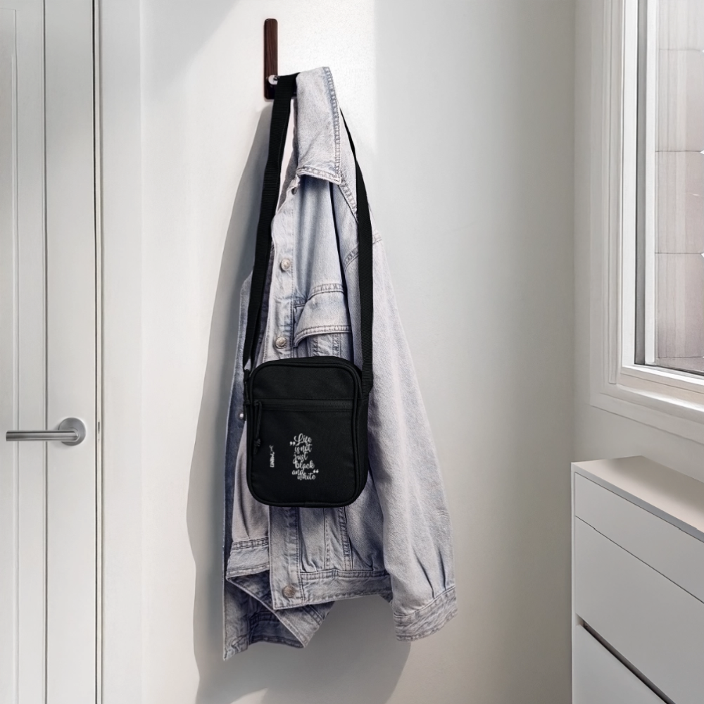 LiNBW. Crossbody Bag Life is not just black and white - Schwarz