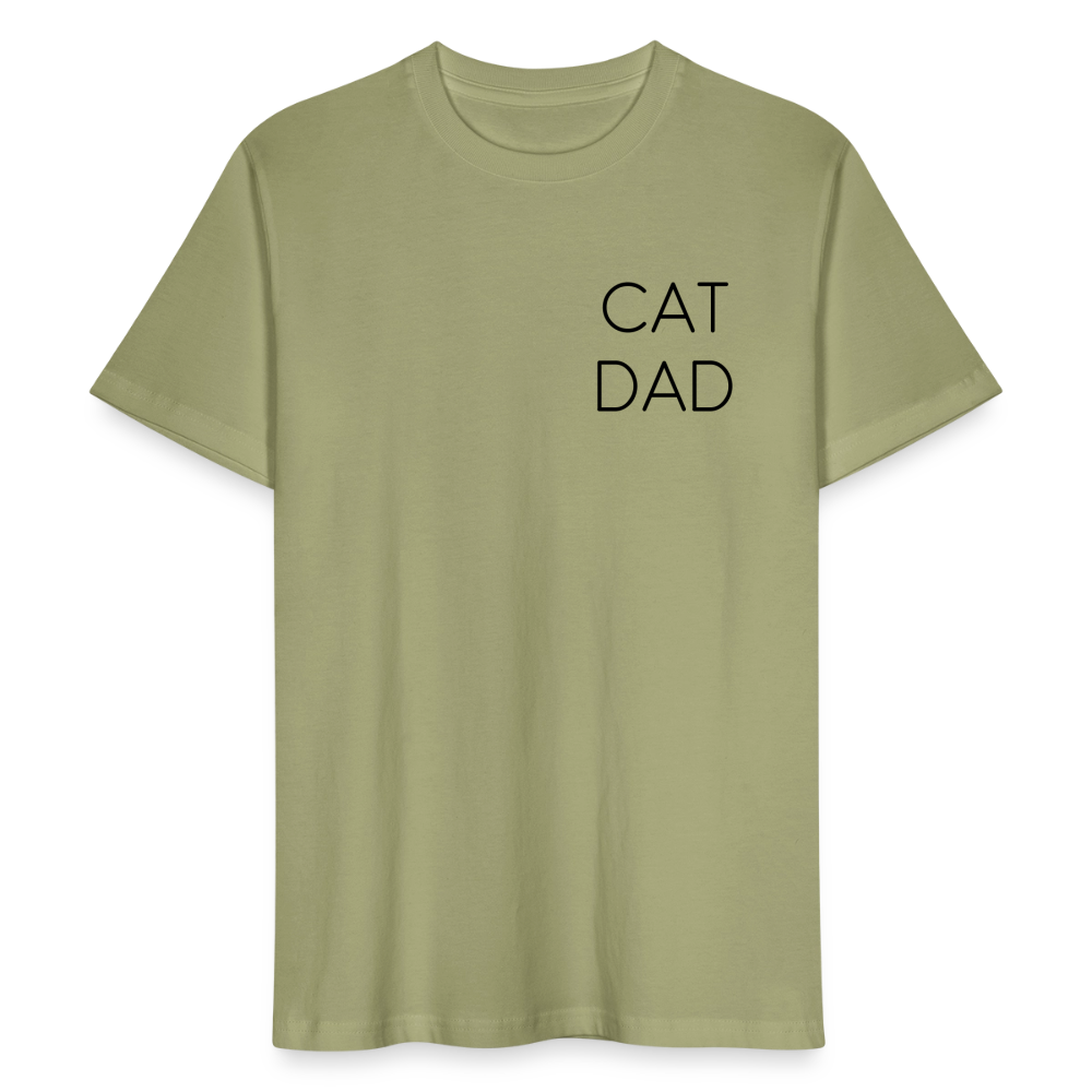 LiNBW. Männer T-Shirt Stolzes Personal einer Katze - Nebelgrün