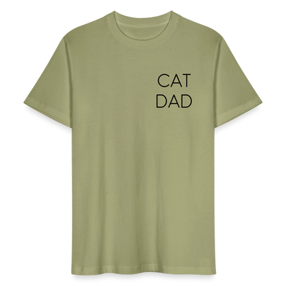 LiNBW. Männer T-Shirt Stolzes Personal einer Katze - Nebelgrün