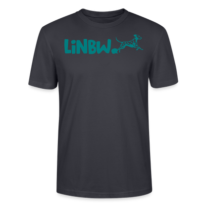 LiNBW. Männer T-Shirt Life is not just black and white - Dunkles Graublau