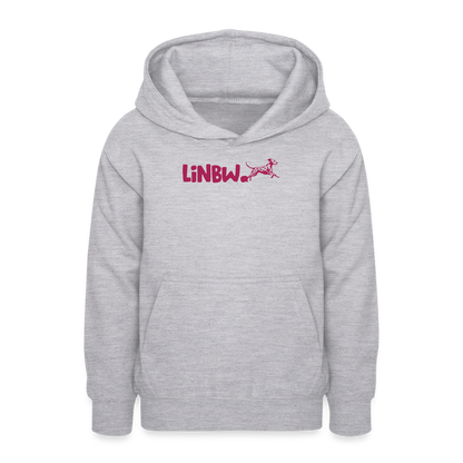 LiNBW. Teenager Hoodie Life is not just black and white - Hellgrau meliert