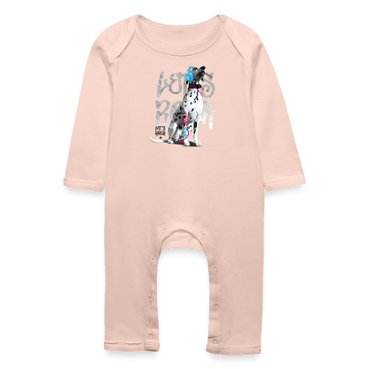 LiNBW. Baby Strampler Dalmatiner Let's Rock - Kristallrosa