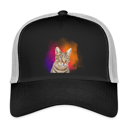 LiNBW. Cap Katze Pedro - Schwarz/Steingrau