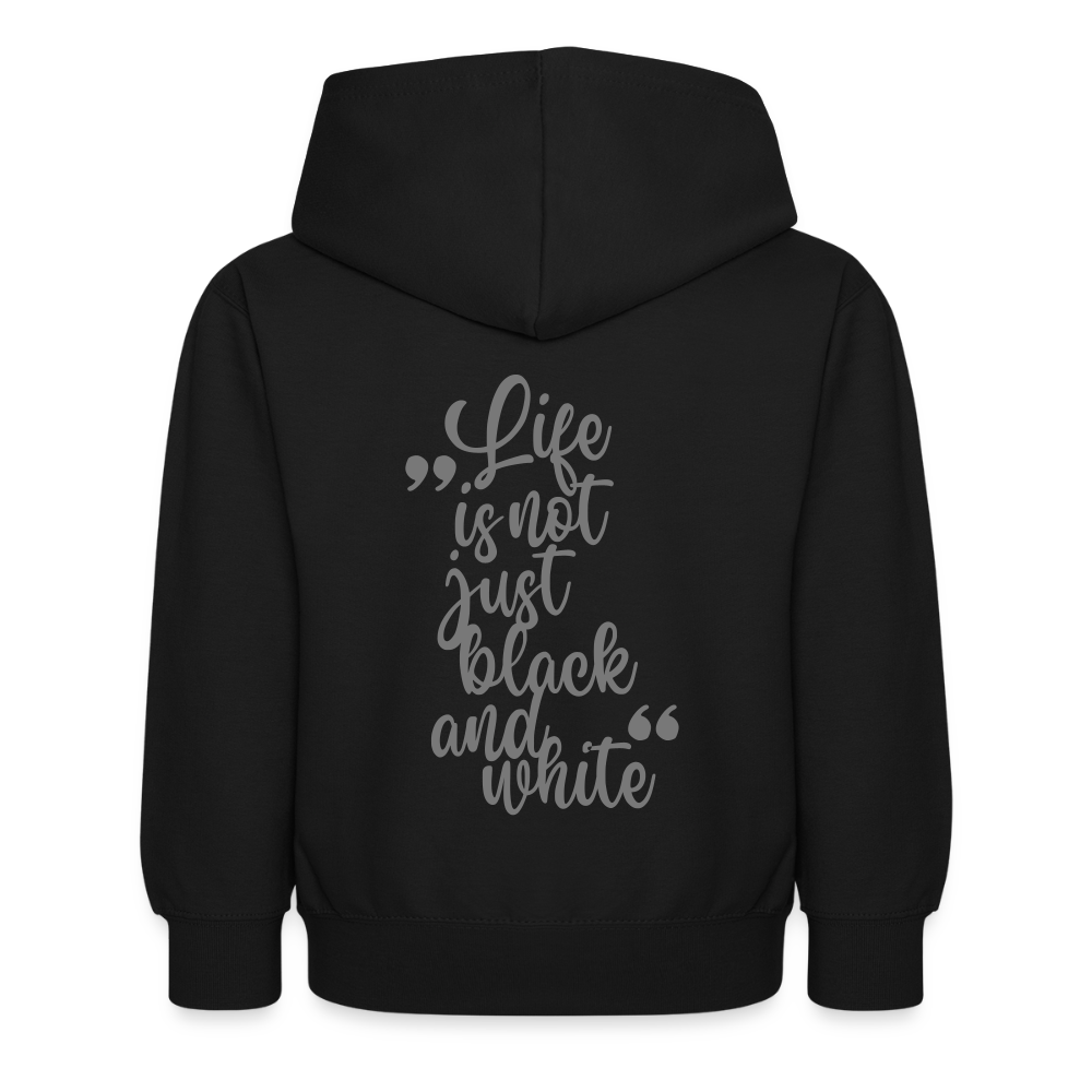 LiNBW. Kinder Hoodie Life is not just black and white - Schwarz