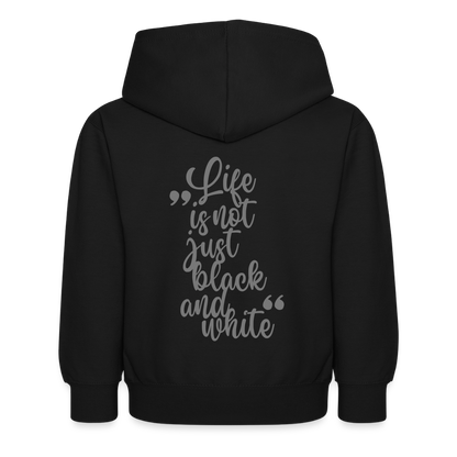 LiNBW. Kinder Hoodie Life is not just black and white - Schwarz