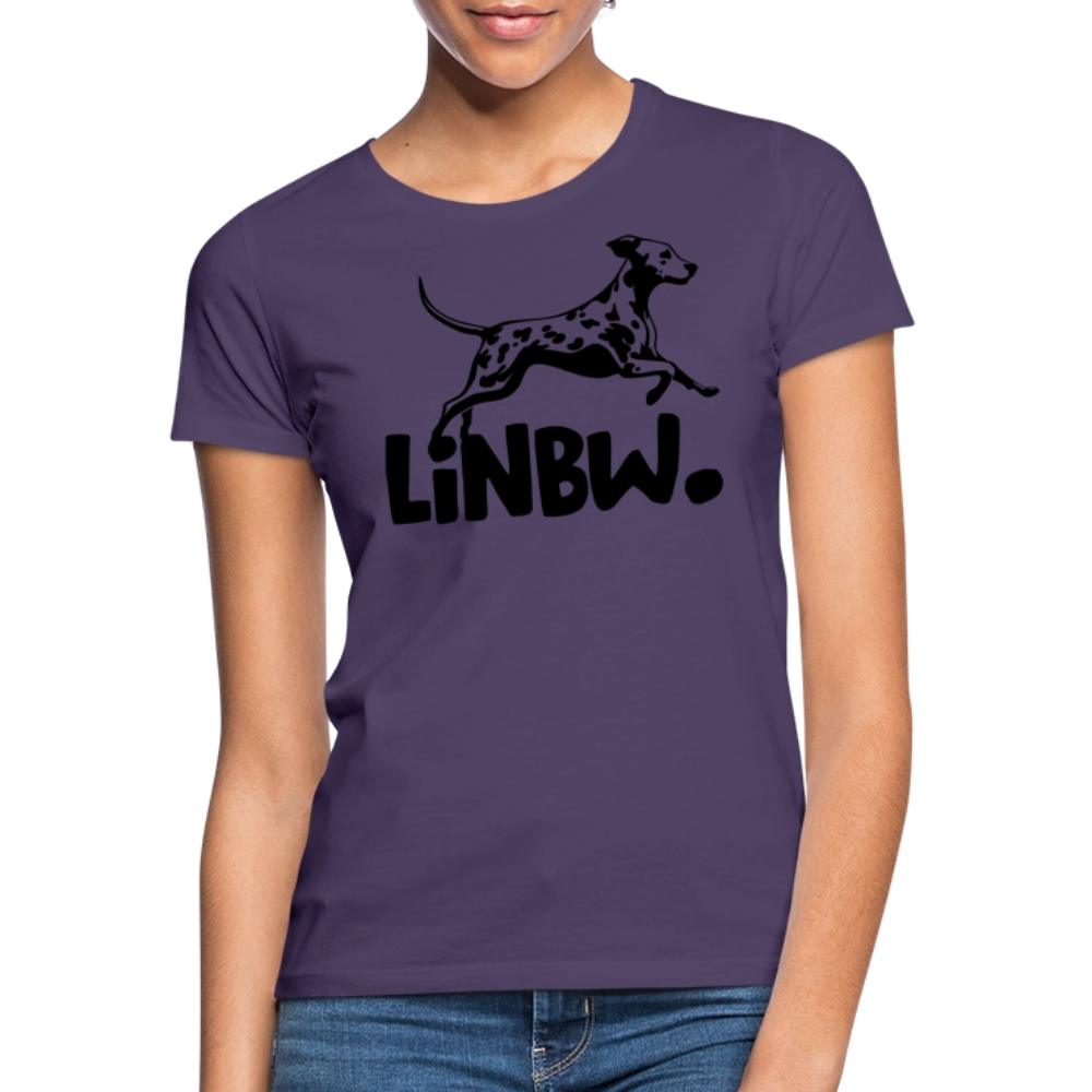 LiNBW. Frauen T-Shirt - Dunkellila