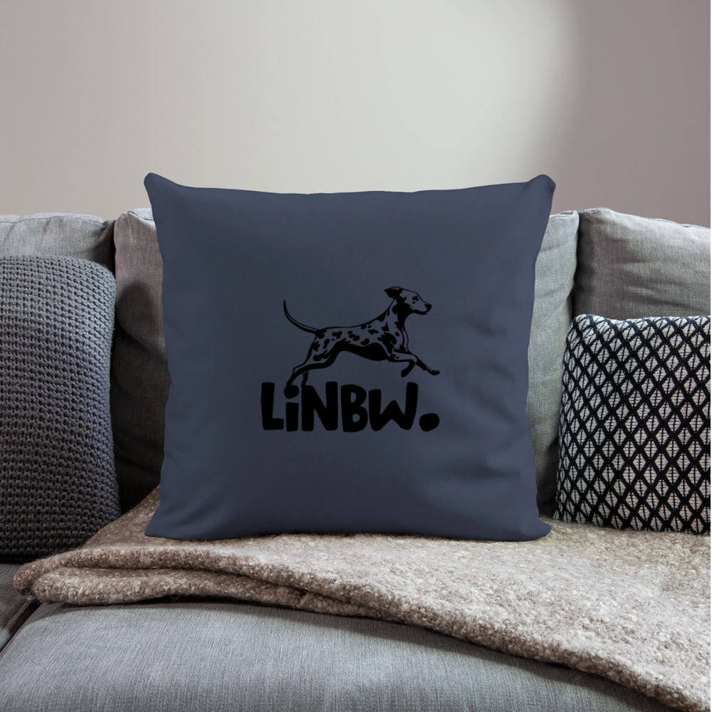 LiNBW. Kissen mit Füllung 45 x 45 cm - Navy