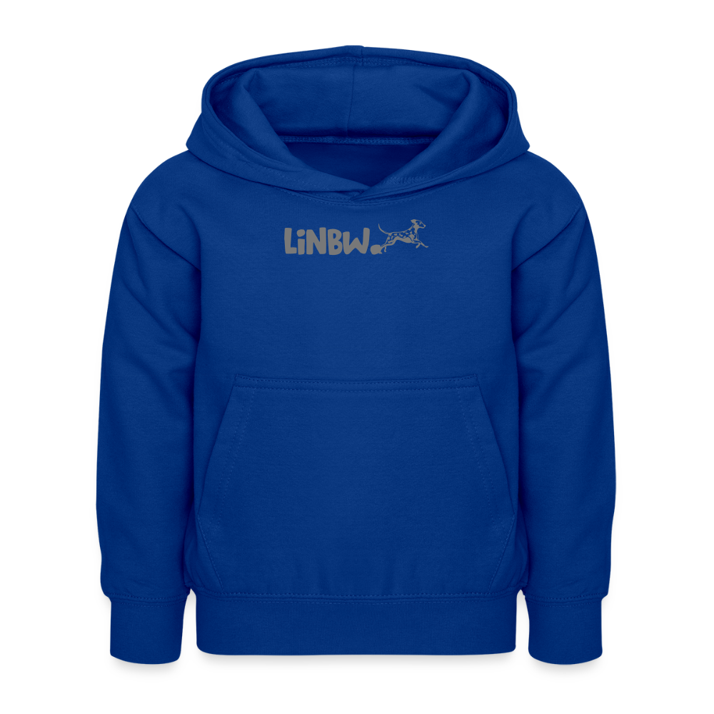 LiNBW. Kinder Hoodie Life is not just black and white - Royalblau