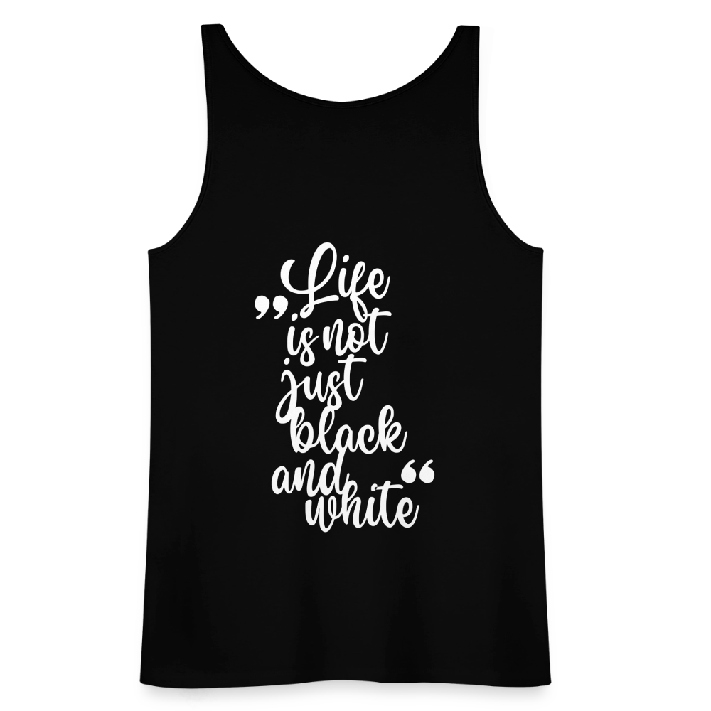LiNBW. Frauen Tank-Top Life is not just black and white - Schwarz