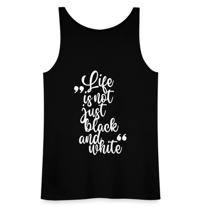 LiNBW. Frauen Tank-Top Life is not just black and white - Schwarz