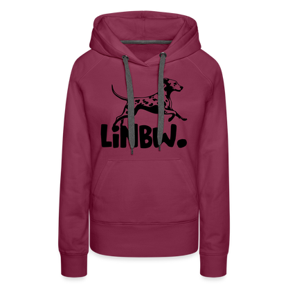 LiNBW. Frauen Hoodie - Bordeaux