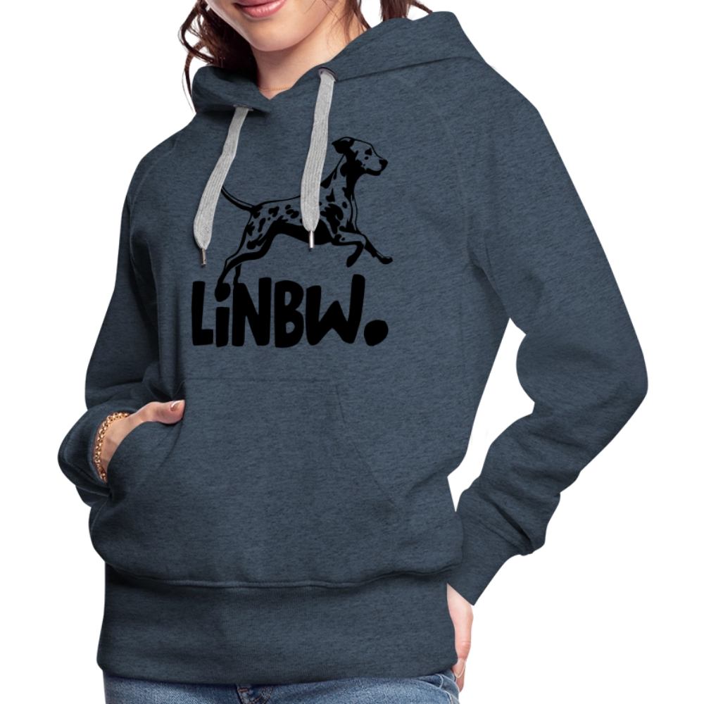 LiNBW. Frauen Hoodie - Jeansblau