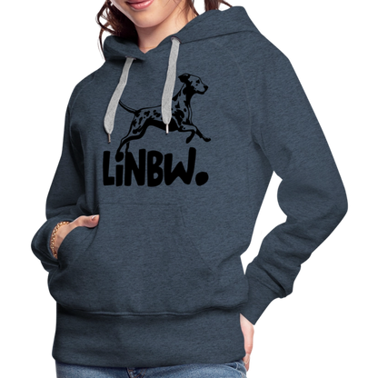LiNBW. Frauen Hoodie - Jeansblau