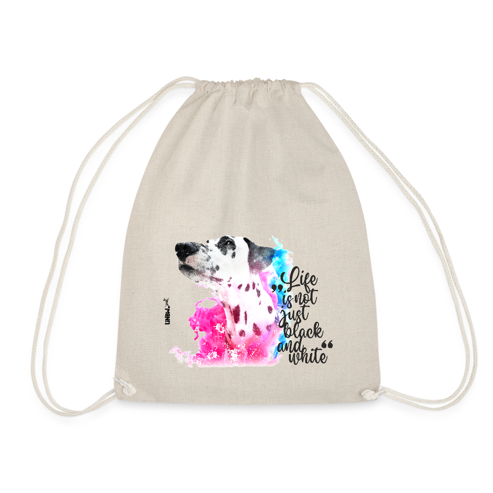 LiNBW. Turnbeutel Dalmatiner Life is not just black and white - Natur