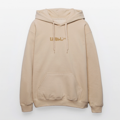 LiNBW. Männer & Frauen Hoodie Life is not just black and white - Sand