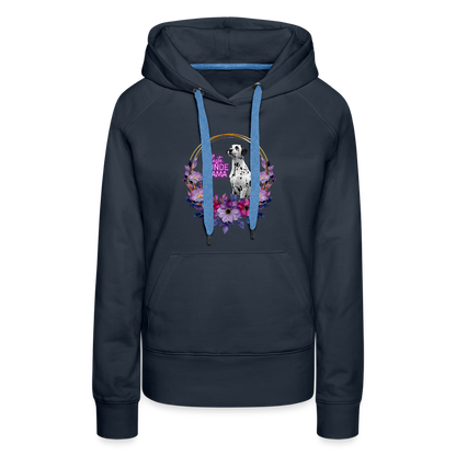 LiNBW. Frauen Hoodie Beste Hundemama - Navy