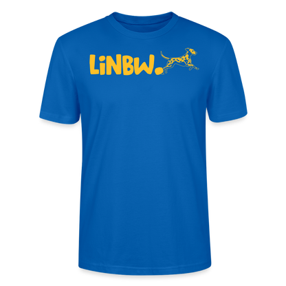 LiNBW. Männer T-Shirt Life is not just black and white - Pfauenblau