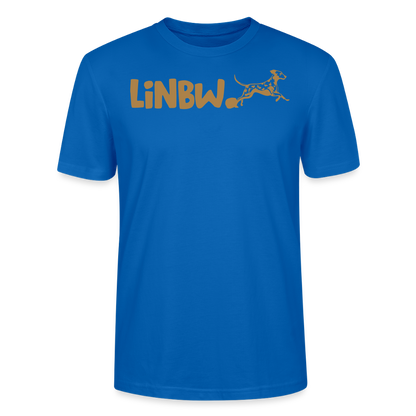 LiNBW. Männer T-Shirt Life is not just black and white - Pfauenblau