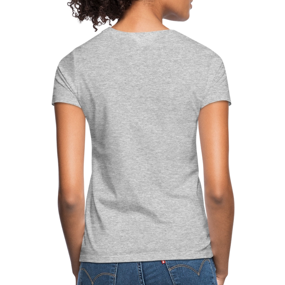 LiNBW. Frauen T-Shirt Schnurren ist mein Soundtrack - Grau meliert