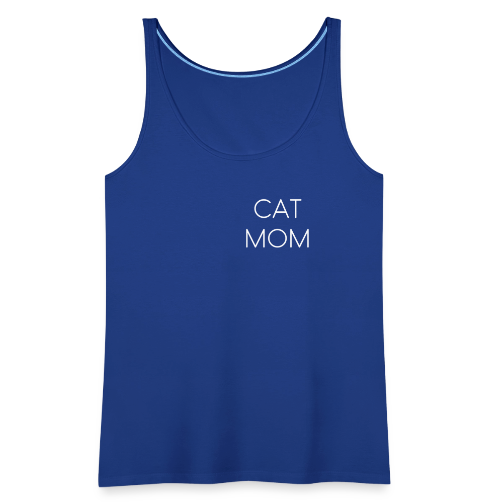 LiNBW. Frauen Tank-Top Stolzes Personal einer Katze - Königsblau