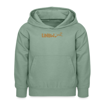 LiNBW. Kinder Hoodie Life is not just black and white - Graugrün
