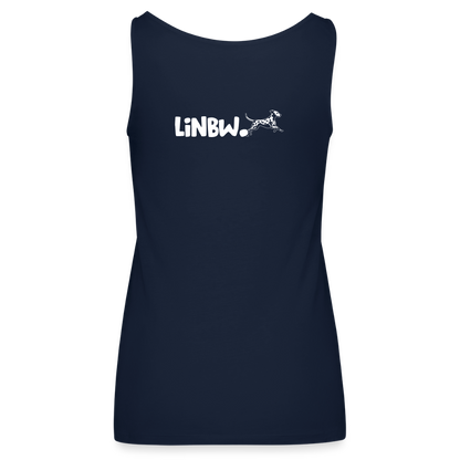 LiNBW. Frauen Tank-Top Life is not just black and white - Navy