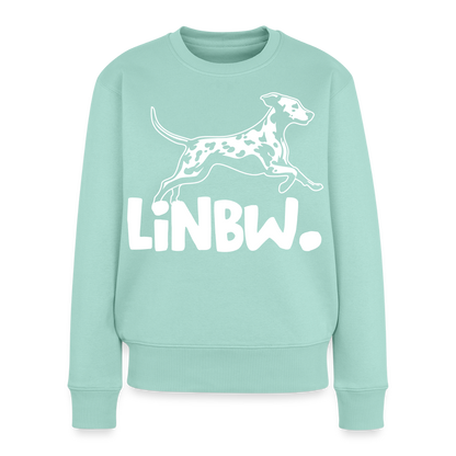 Damen Pullover „LINBW Logo“ – Dalmatiner Design – weißer Print 🐾🤍 - Mint 