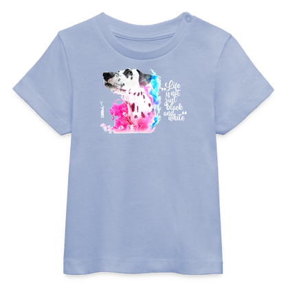 LiNBW. Baby T-Shirt Dalmatiner Life is not just black and white - Sky
