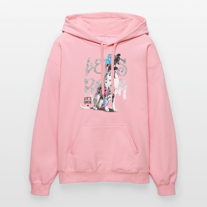 LiNBW. Männer & Frauen Hoodie Dalmatiner Let's Rock - Hellrosa