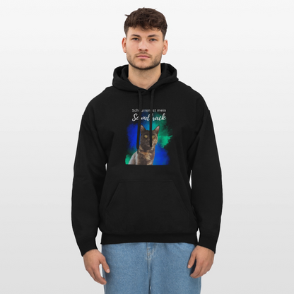 LiNBW. Männer & Frauen Hoodie Schnurren ist mein Soundtrack - Schwarz