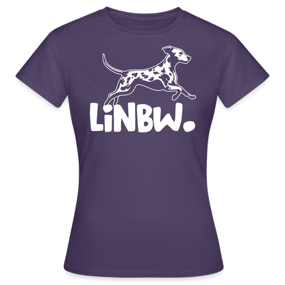 LiNBW. Frauen T-Shirt - Dunkellila