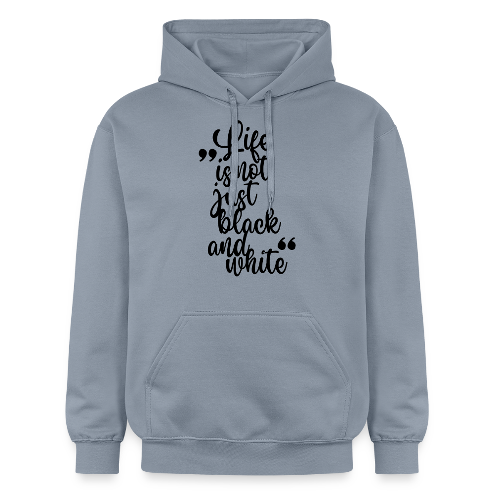 LiNBW. Männer & Frauen Hoodie Life is not just black and white - Blau