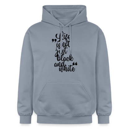 LiNBW. Männer & Frauen Hoodie Life is not just black and white - Blau