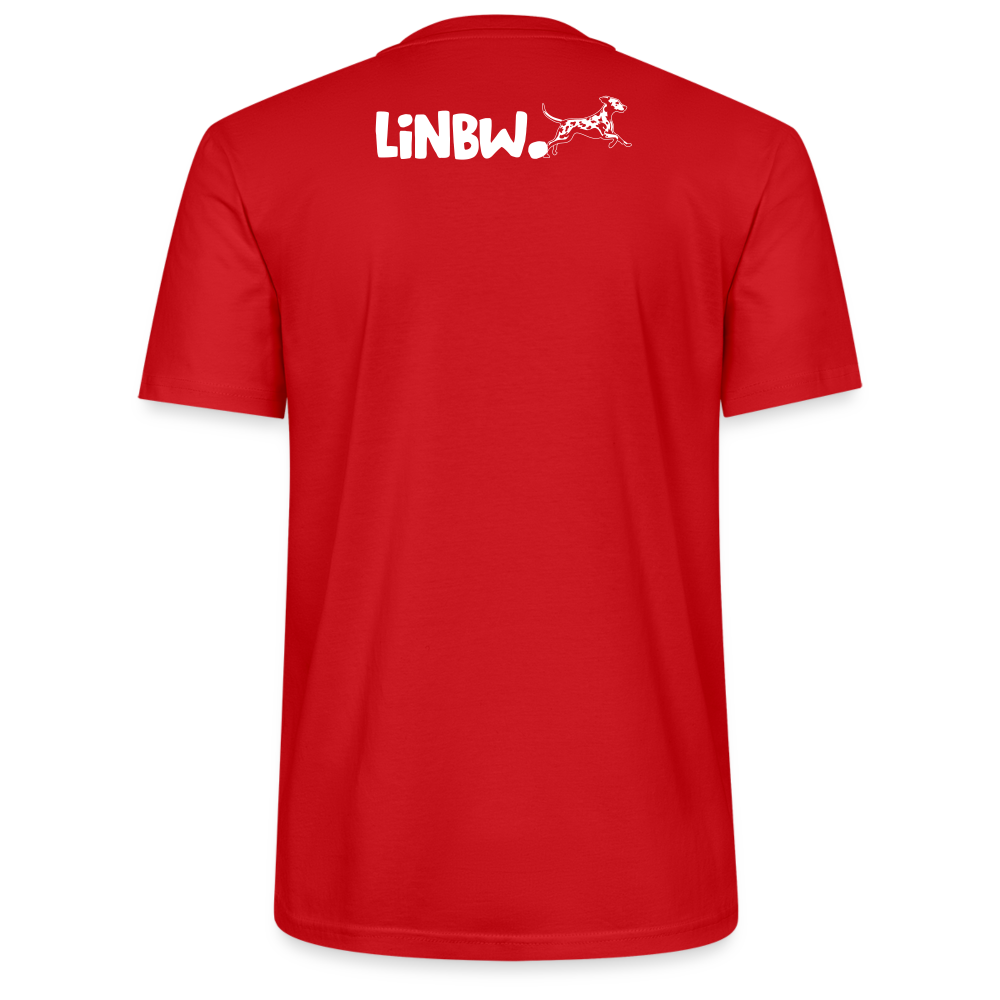 LiNBW. Männer T-Shirt Life is not just black and white - Rot