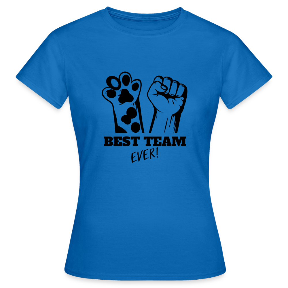 LiNBW. Frauen T-Shirt Best Team Ever - Royalblau