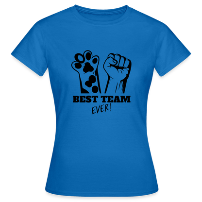 LiNBW. Frauen T-Shirt Best Team Ever - Royalblau
