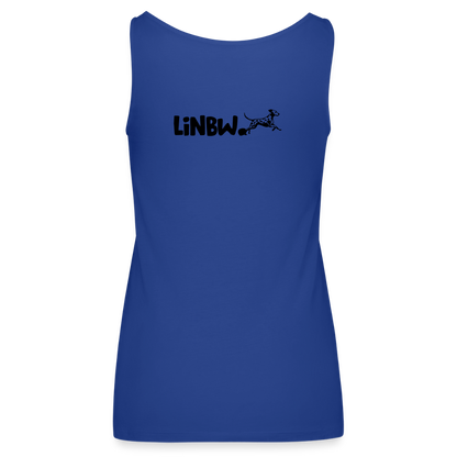 LiNBW. Frauen Tank-Top Life is not just black and white - Königsblau