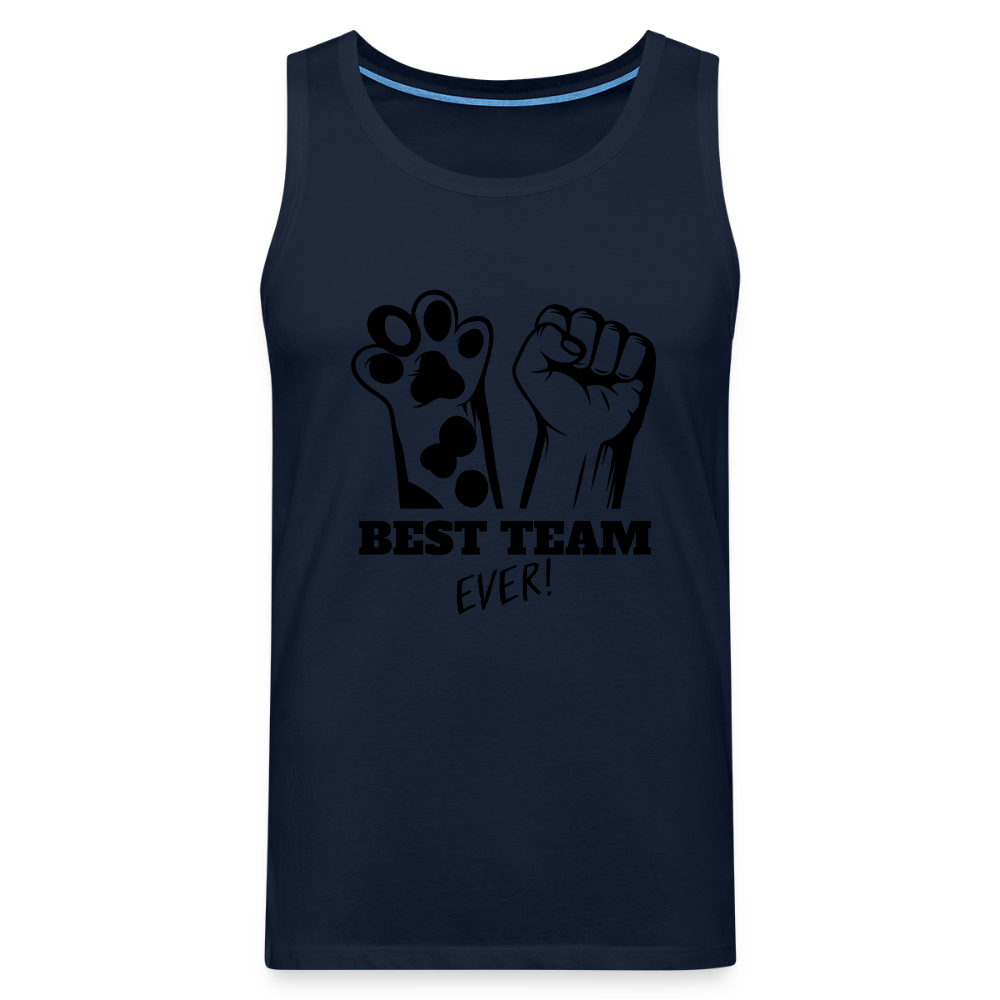 LiNBW. Männer Tank-Top Best Team Ever - Navy
