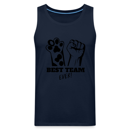LiNBW. Männer Tank-Top Best Team Ever - Navy