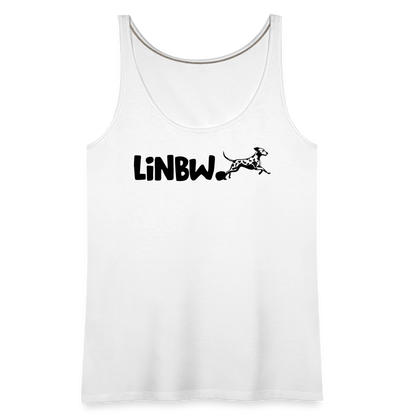 LiNBW. Frauen Tank-Top Life is not just black and white - Weiß