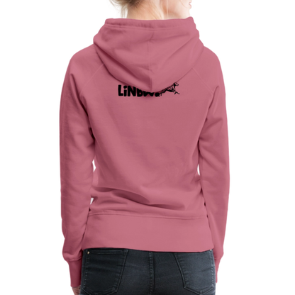 LiNBW. Frauen Hoodie Life is not just black and white - Malve