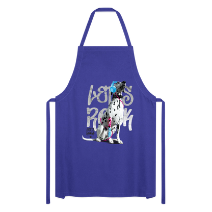 Kochschürze „Let’s Rock“ – Für Dalmatiner-Fans mit Rhythmus im Blut - Royalblau
