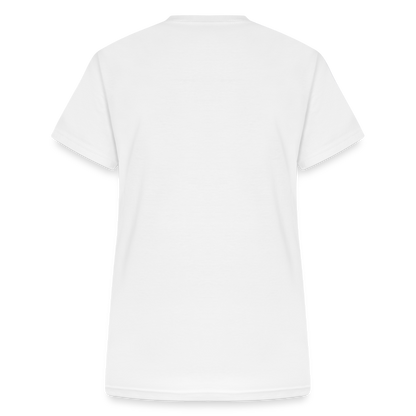 LiNBW. Frauen T-Shirt V-Ausschnitt Schnurren ist mein Soundtrack - Weiß