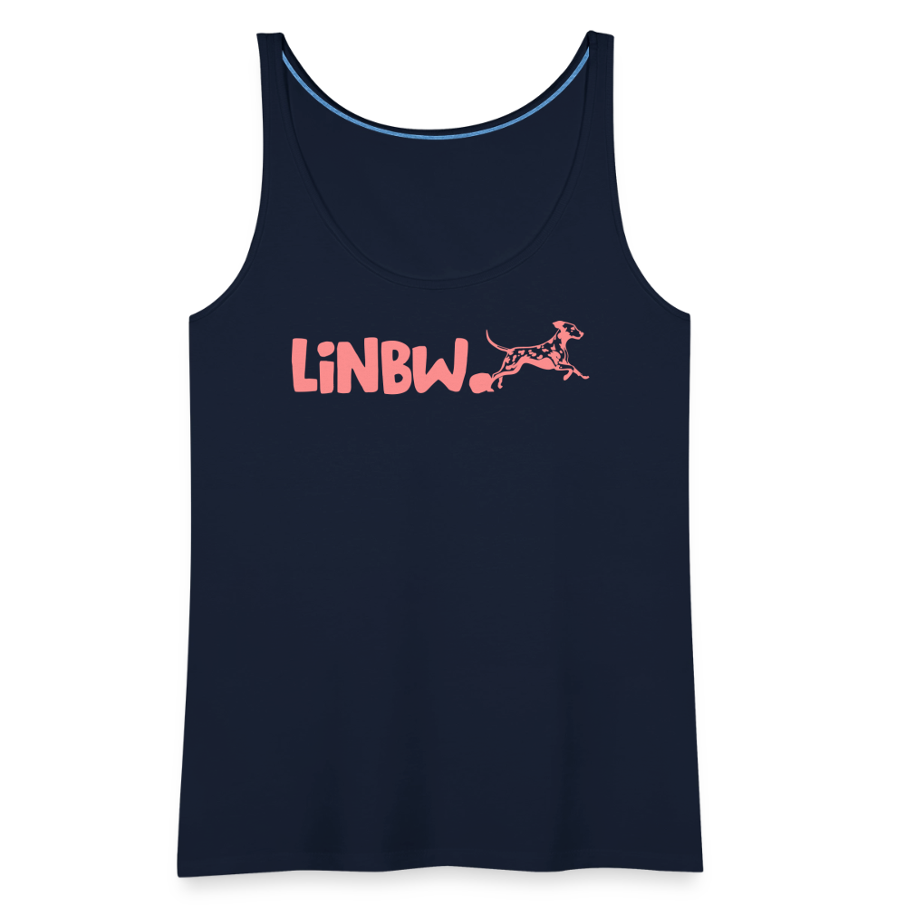 LiNBW. Frauen Tank-Top Life is not just black and white - Navy