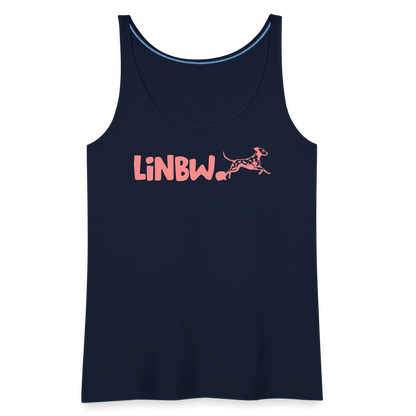LiNBW. Frauen Tank-Top Life is not just black and white - Navy