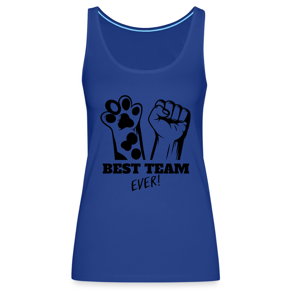 LiNBW. Frauen Tank-Top Best Team Ever - Königsblau