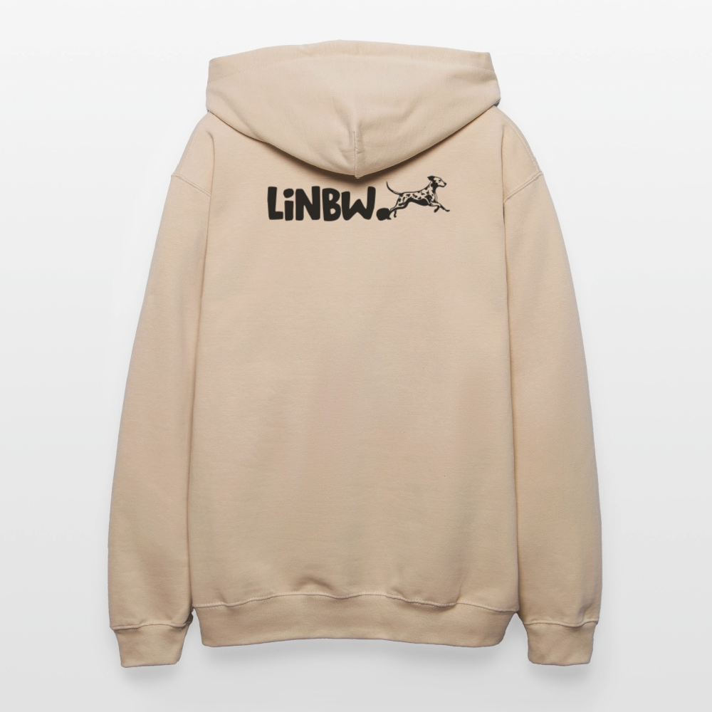 LiNBW. Männer & Frauen Hoodie Life is not just black and white - Sand