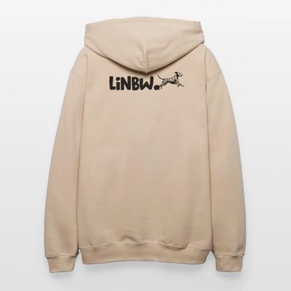 LiNBW. Männer & Frauen Hoodie Life is not just black and white - Sand