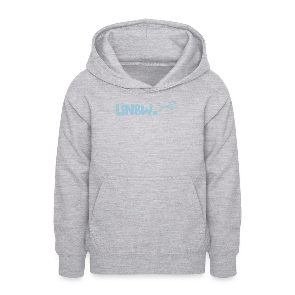 LiNBW. Teenager Hoodie Life is not just black and white - Hellgrau meliert